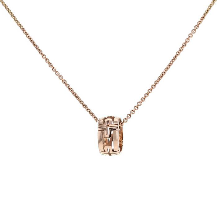 [AuraEcho]PARENTESI NECKLACE PINK GOLD