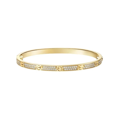 [AuraEcho] LOVE & JUSTE Baby Move Diamond Bracelet Stack Set