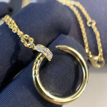 [AuraEcho]JUSTE NECKLACE GOLD DIAMONDS
