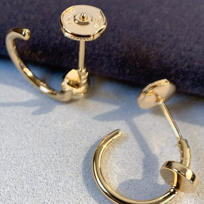 [AuraEcho]JUSTE EARRINGS PINK GOLD