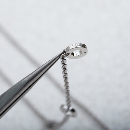 [AuraEcho]PARENTESI NECKLACE SILVER