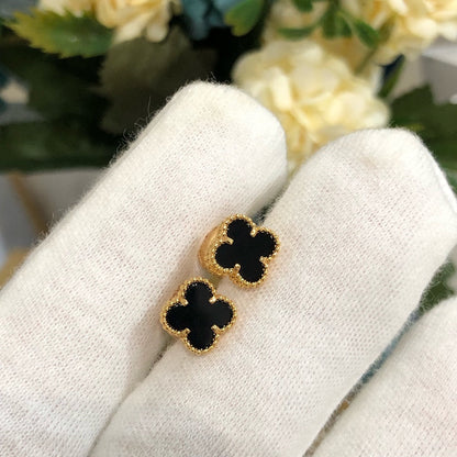 [AuraEcho]CLOVER MINI GOLD EARRINGS