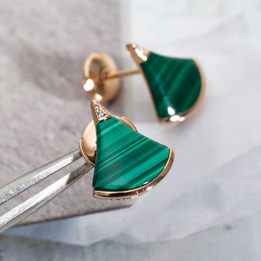 [AuraEcho]DIVAS DREAM EARRINGS PINK GOLD