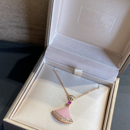 [AuraEcho]DREAM NECKLACE PINK OPAL