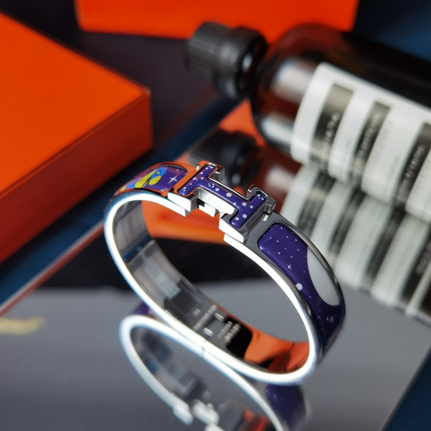 [AuraEcho]H STAR AND MOON BRACELET 12MM