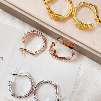 [AuraEcho]SERPENTI EARRINGS DIAMOND