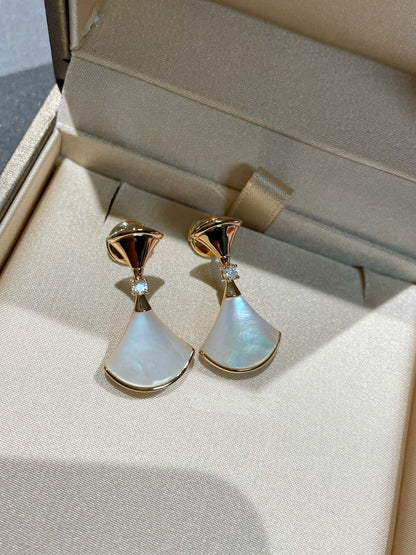 [AuraEcho]DREAM MOP 1 DIAMOND EARRINGS