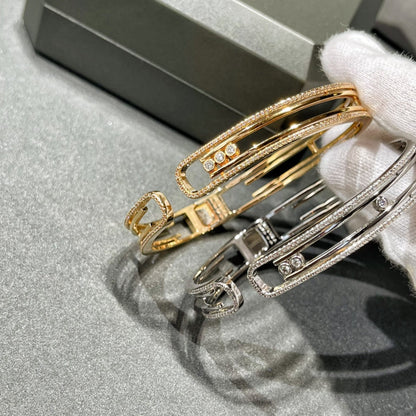 [AuraEcho]MOVE 10TH PAVED DIAMOND BRACELET
