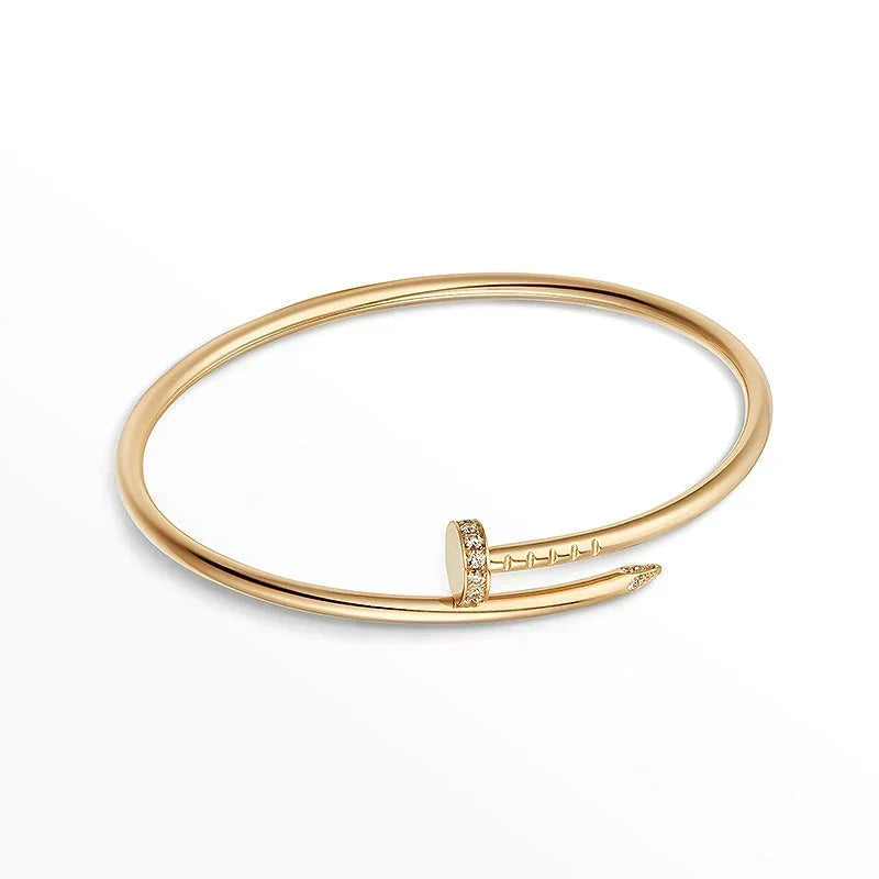 [AuraEcho] Panthère & LOVE  & JUSTE  Diamond Bracelet Stack Set
