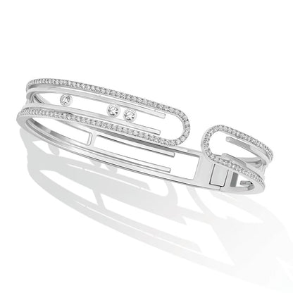 [AuraEcho]MOVE 10TH PAVED DIAMOND BRACELET