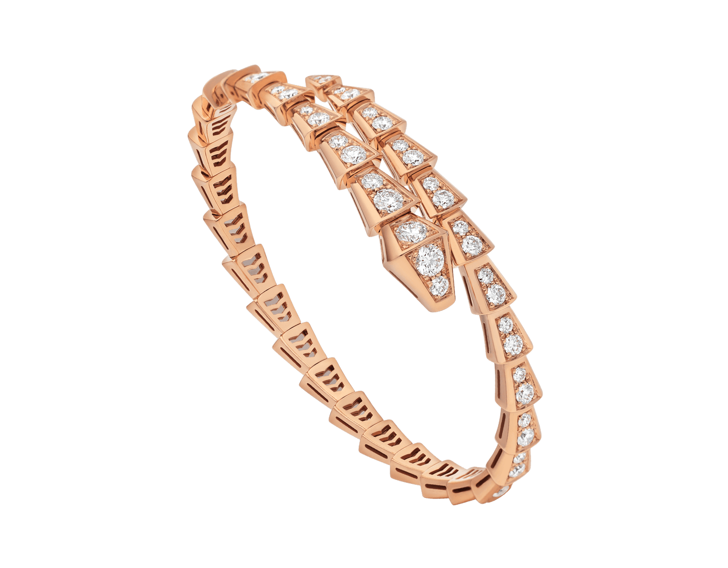 [AuraEcho]SERPENTI BRACELET 6.8MM PINK GOLD DIAMOND