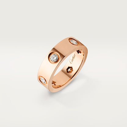 [AuraEcho]LOVE 5.5MM 6 DIAMOND RING