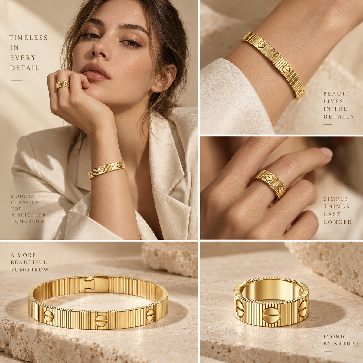 [AuraEcho]Love Unlimited Bracelet & Ring Set