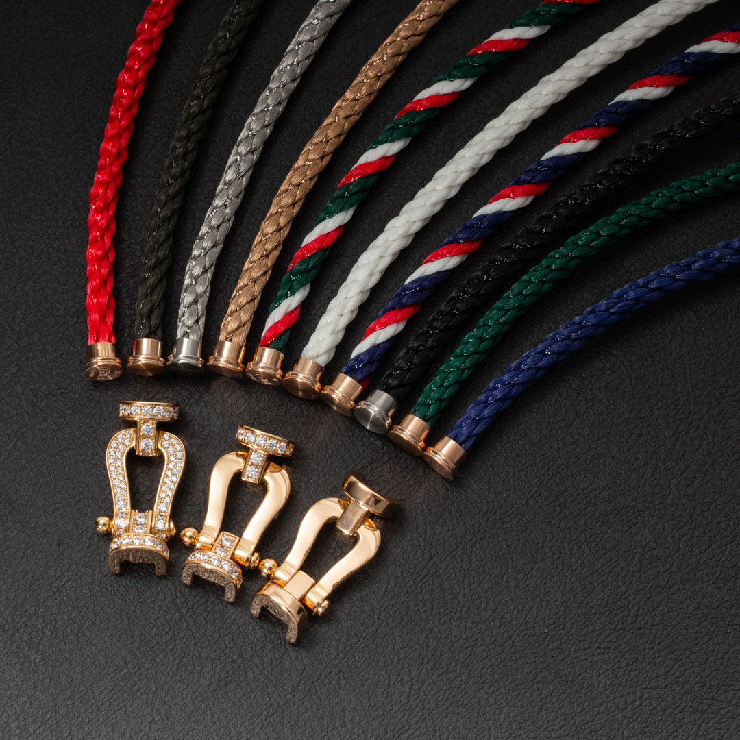 [AuraEcho]FORCE LARGE HORSESHOE NO DIAMOND BRACELET SILVER