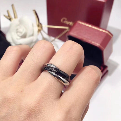 [AuraEcho]TRINITY 3.2MM RING BLACK CERAMIC