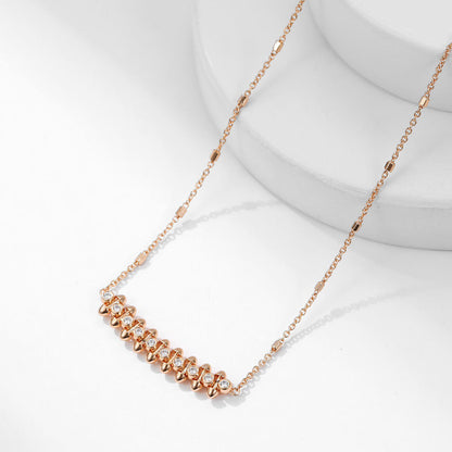 [AuraEcho]CLASH  MEDIUM DIAMOND NECKLACE