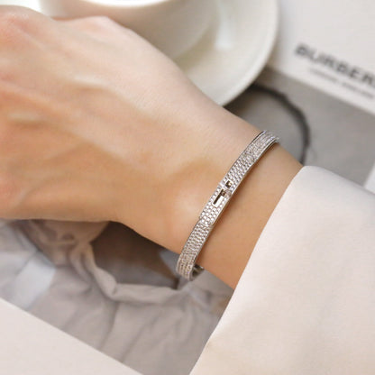 [AuraEcho]KELLY BRACELET DIAMOND PAVED