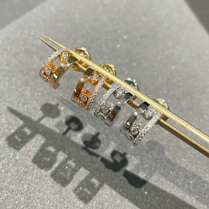 [AuraEcho]MOVE ROMANE EARRINGS DIAMOND
