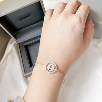 [AuraEcho]LUCKY MOVE PAVED DIAMOND BRACELET