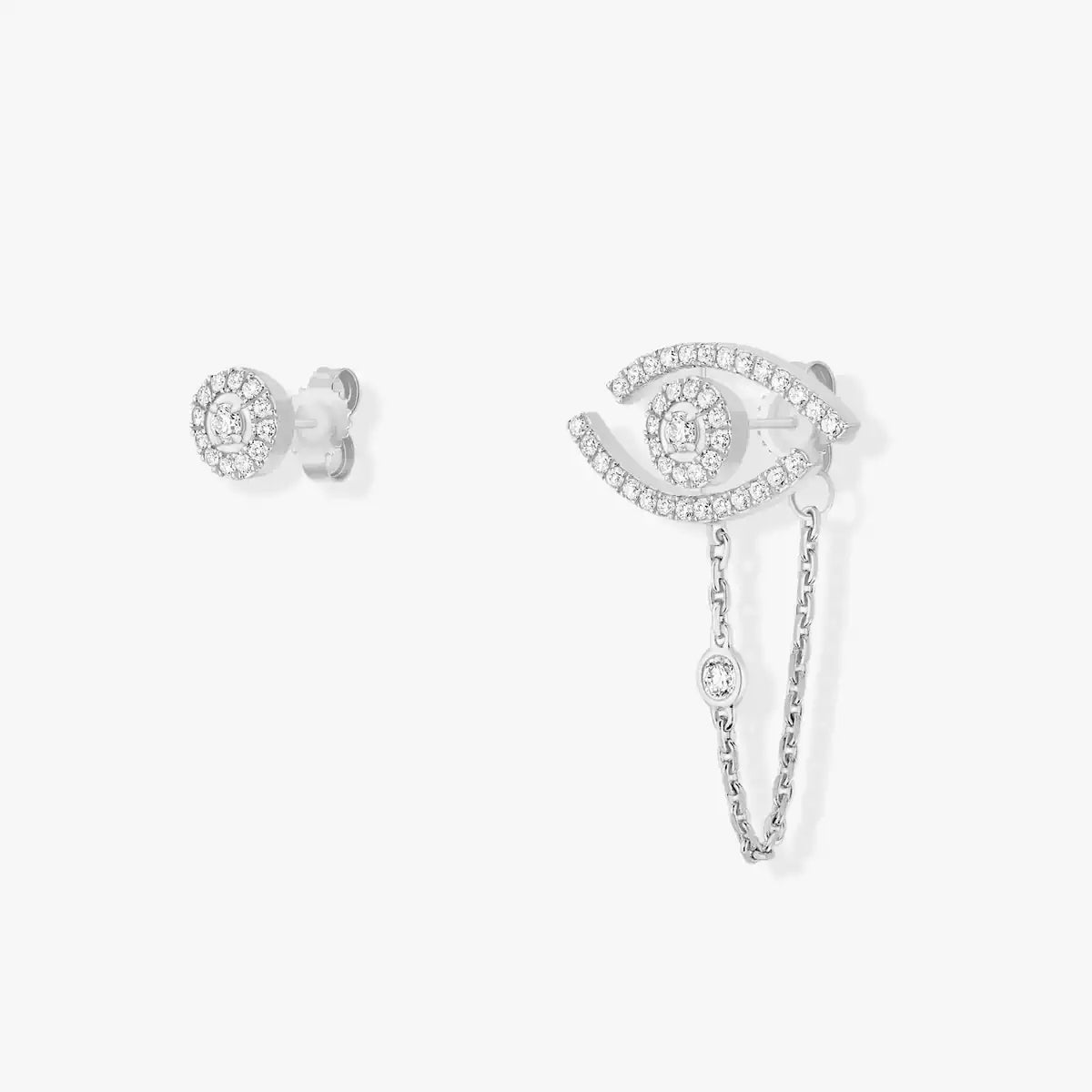 [AuraEcho]Lucky Eye Diamond Earrings