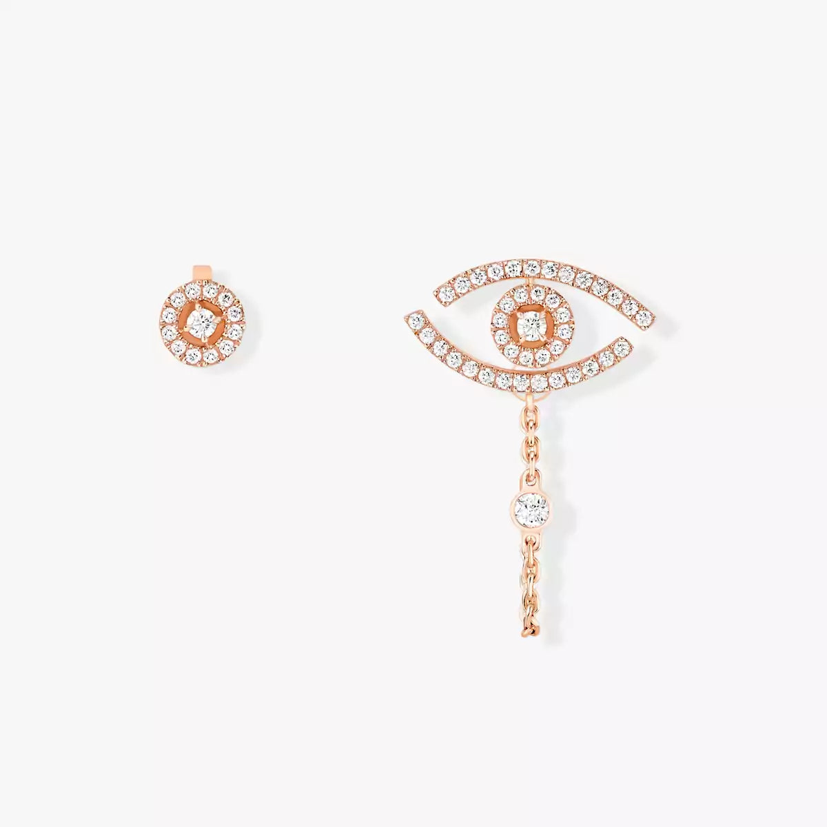[AuraEcho]Lucky Eye Diamond Earrings