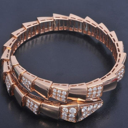 [AuraEcho]SERPENTI BRACELET PINK GOLD DIAMOND