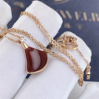 [AuraEcho]DREAM NECKLACE CARNELIAN 1 DIAMOND