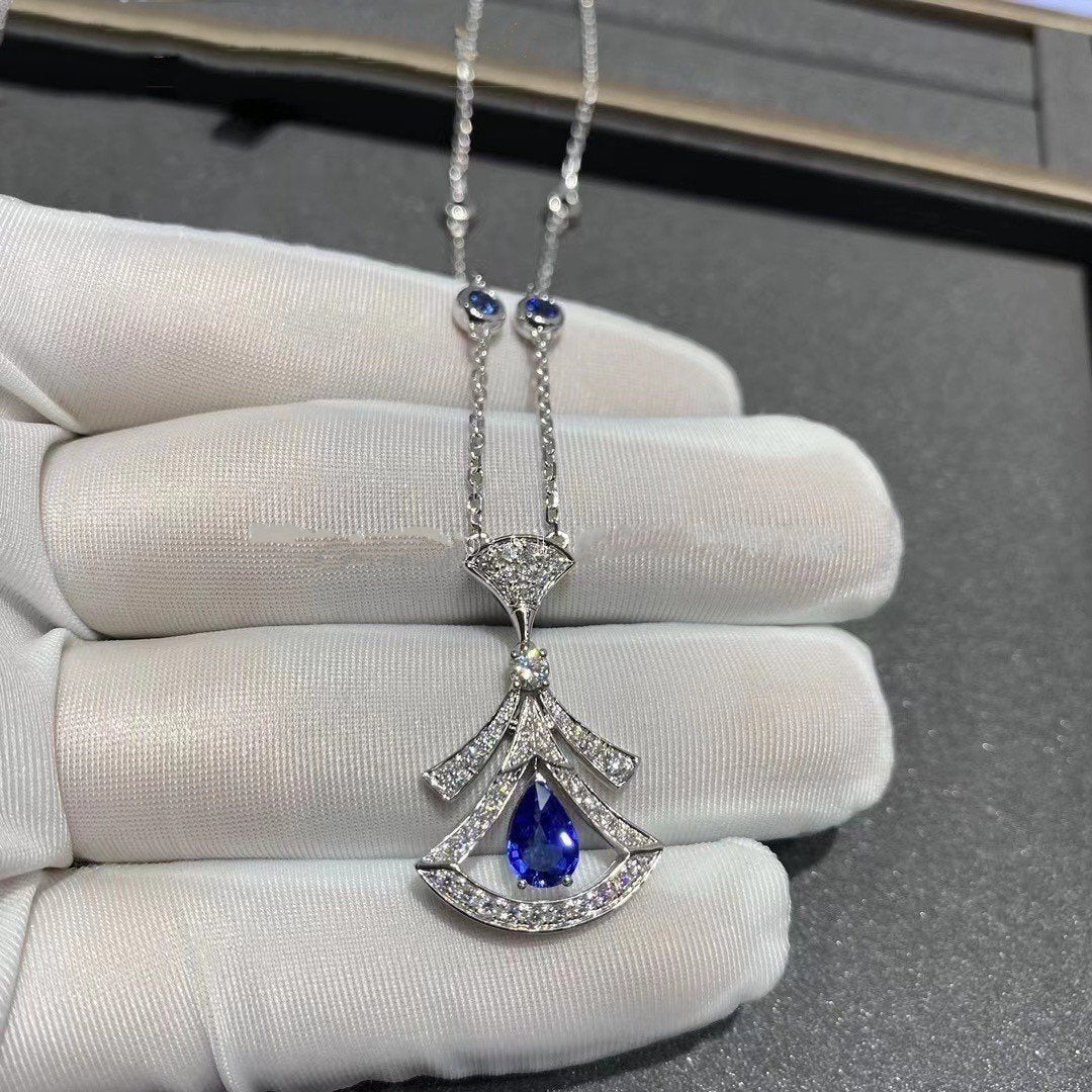 [AuraEcho]DREAM NECKLACE AGATE DIAMOND SILVER