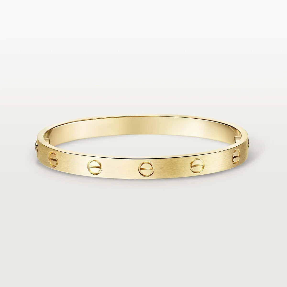 [AuraEcho] CLASH & Clover Laser 5-Motif & LOVE Brushed Bracelet Stack Set