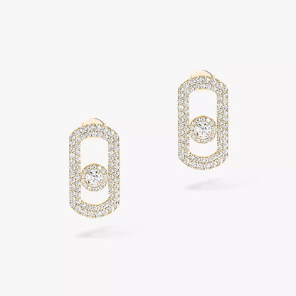 [AuraEcho]So Move Pave_-Set Diamond Earrings in Silver