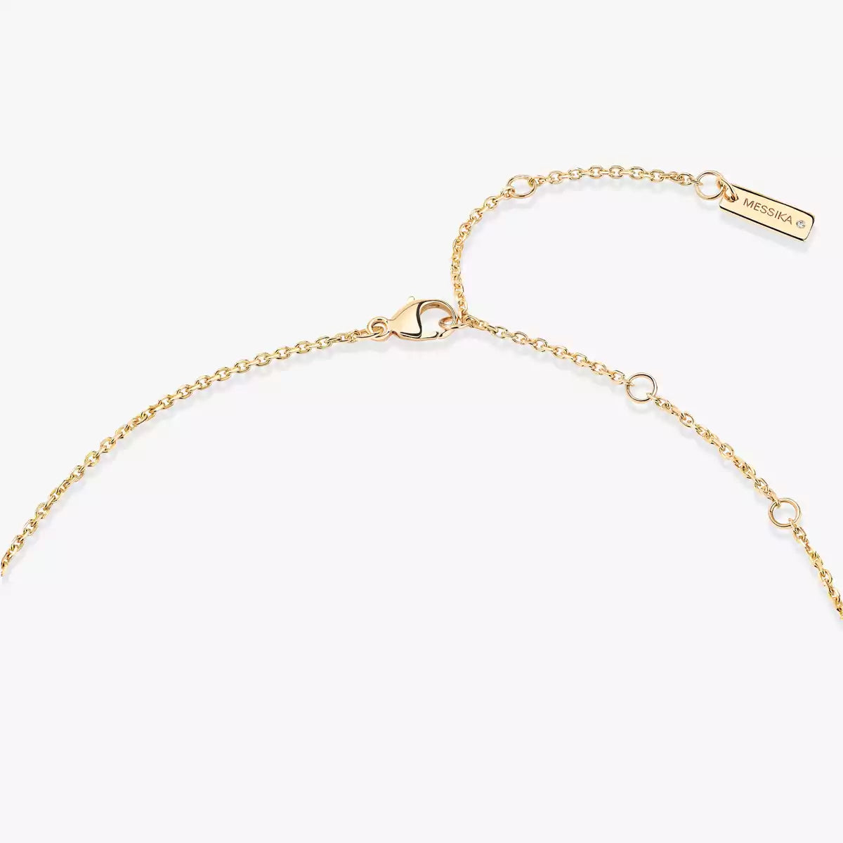[AuraEcho]Lucky Eye Diamond Necklace in Rose Gold and Turquoise