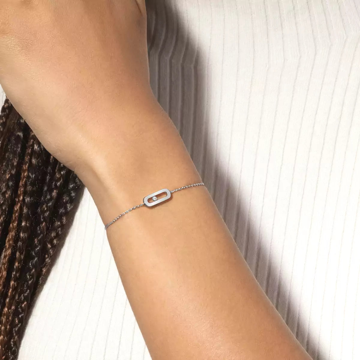[AuraEcho]Move Uno Diamond Bracelet