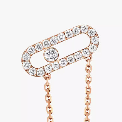 [AuraEcho]Move Uno Diamond Earrings