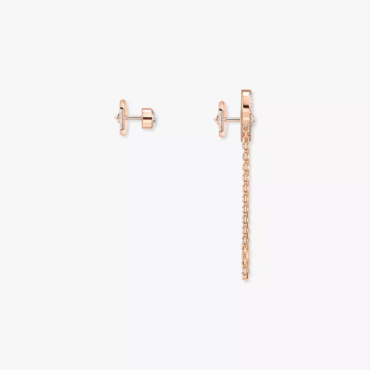 [AuraEcho]Move Uno Diamond Earrings