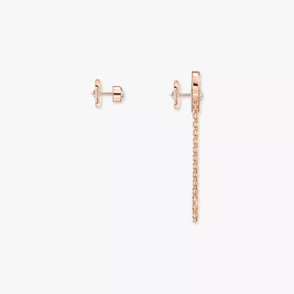 [AuraEcho]Move Uno Diamond Earrings