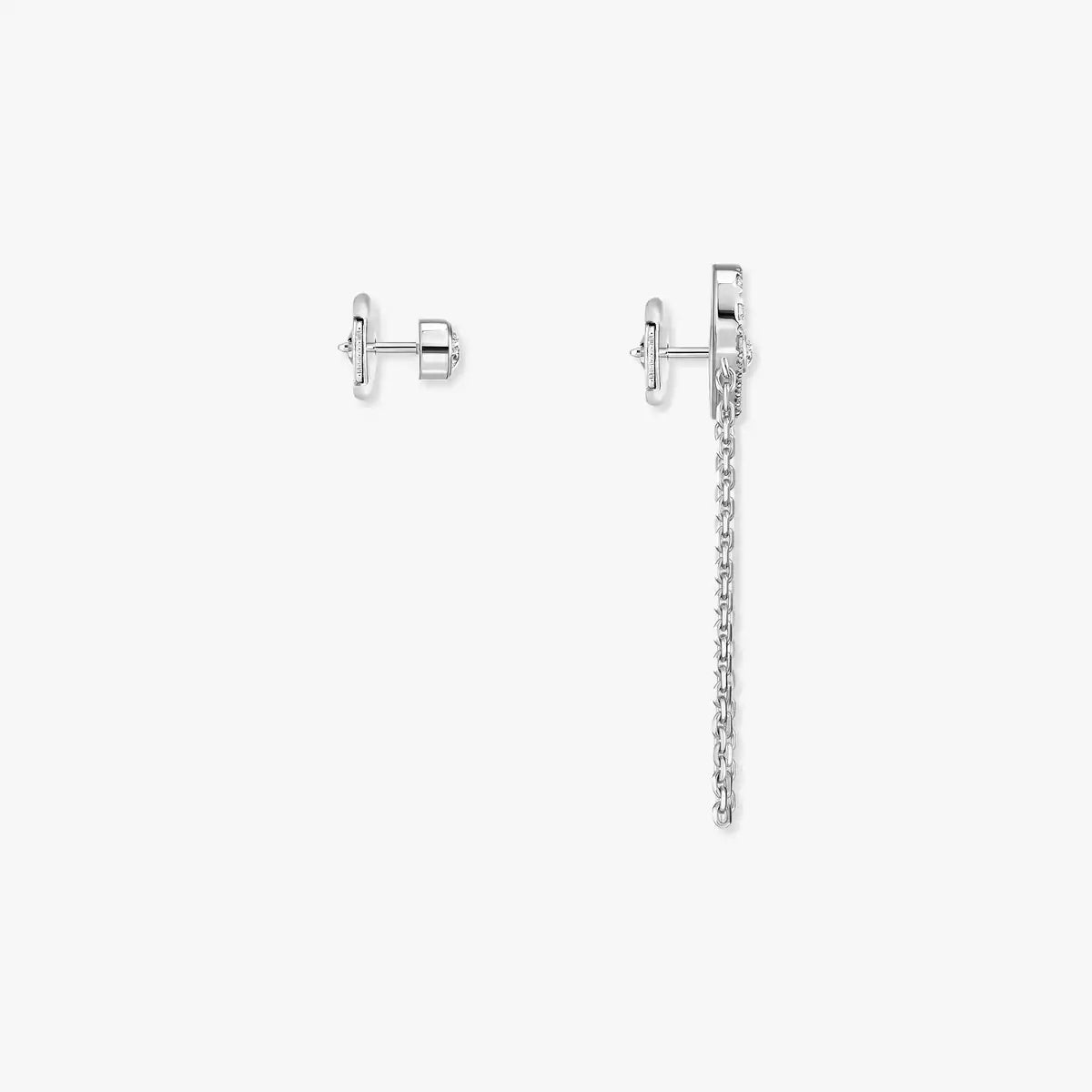 [AuraEcho]Move Uno Diamond Earrings
