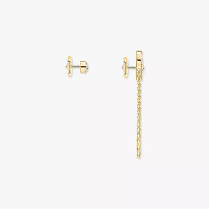 [AuraEcho]Move Uno Diamond Earrings