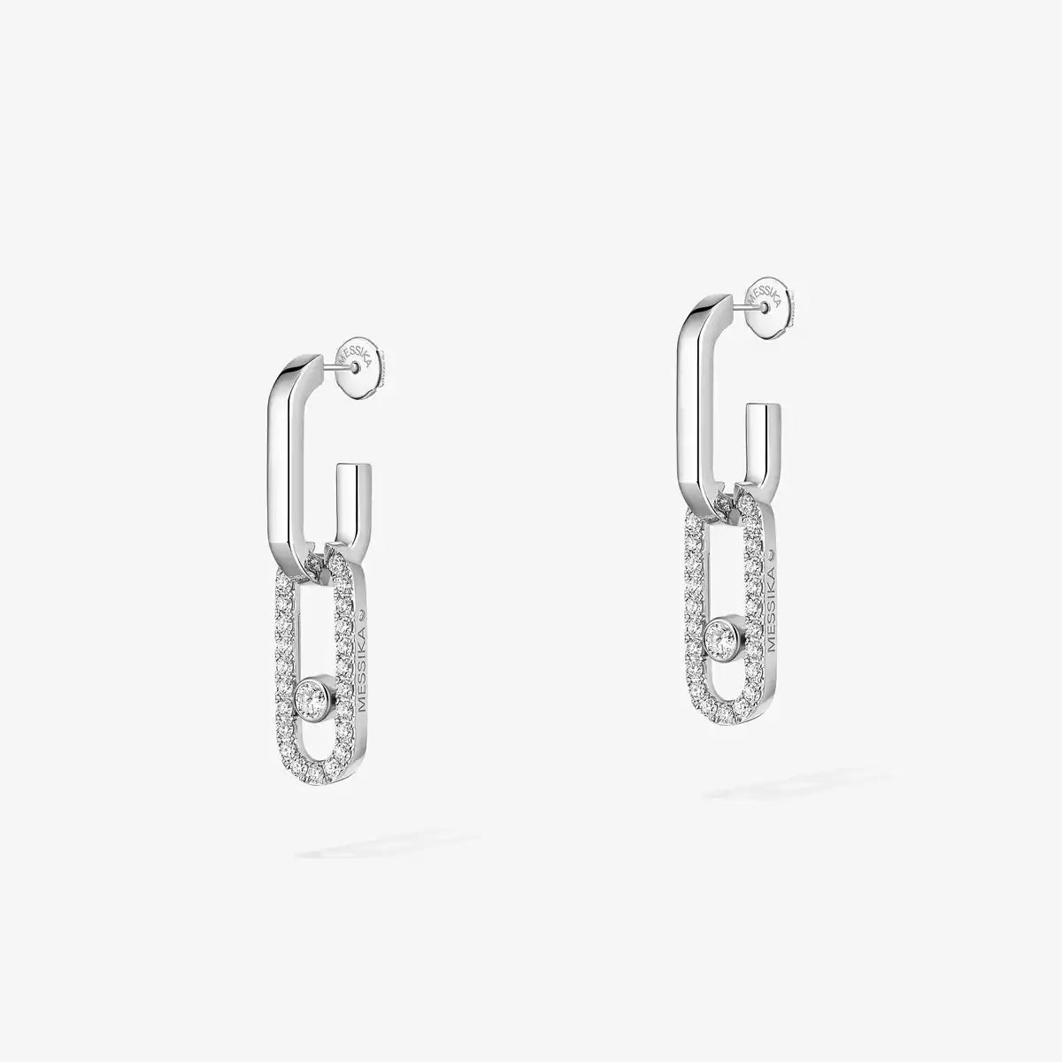 [AuraEcho]Move Link Diamond Earrings