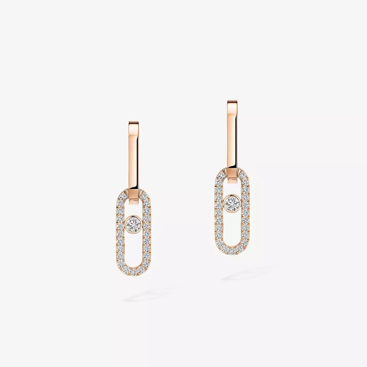 [AuraEcho]Move Link Diamond Earrings