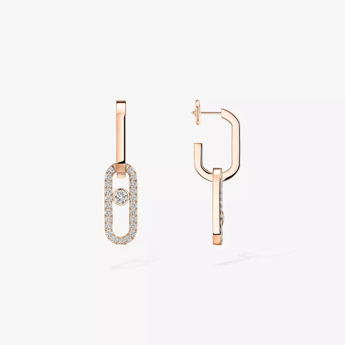 [AuraEcho]Move Link Diamond Earrings