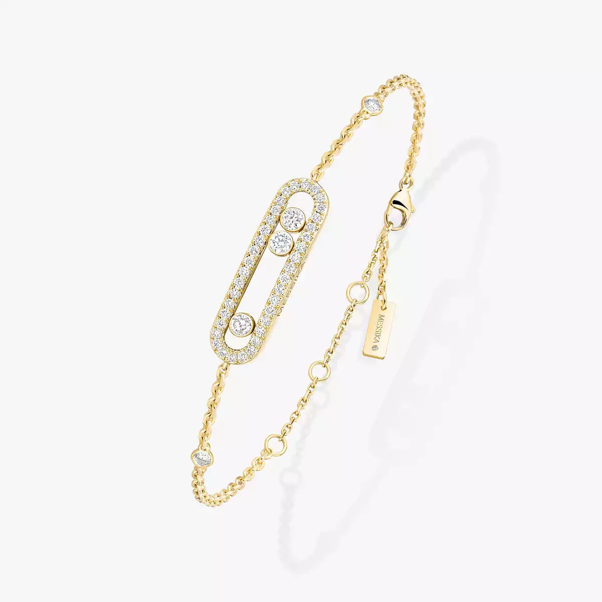 [AuraEcho]Pavé Baby Move Diamond Bracelet