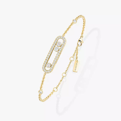 [AuraEcho]Pavé Baby Move Diamond Bracelet
