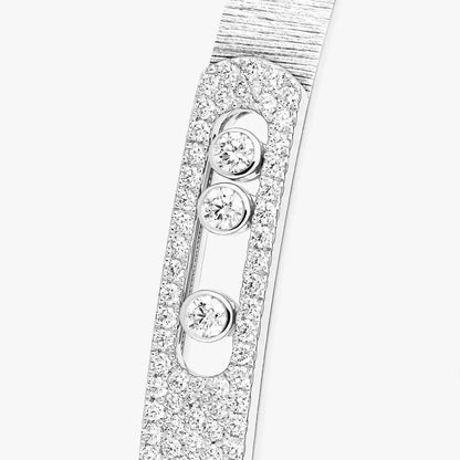 [AuraEcho]Move Noa Ciselé half pavé bangle