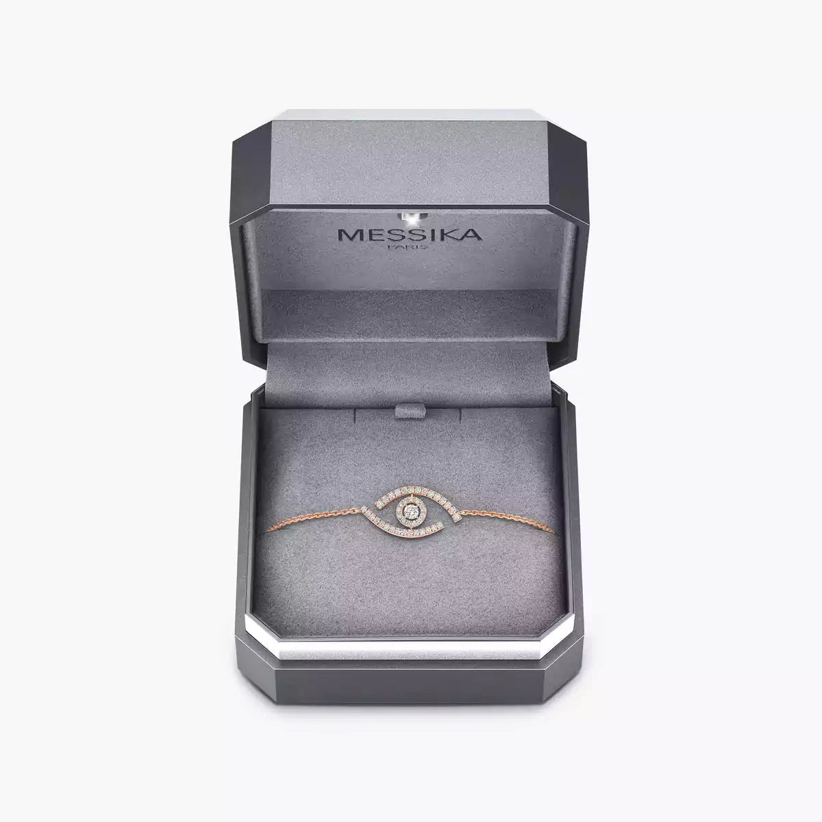 [AuraEcho]Lucky Eye Pave-Set Diamond Bracelet