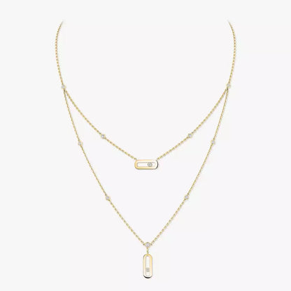 [AuraEcho] Move Uno Diamond Necklace