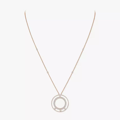 [AuraEcho]Move Romane Long Pave_-Set Diamond Necklace