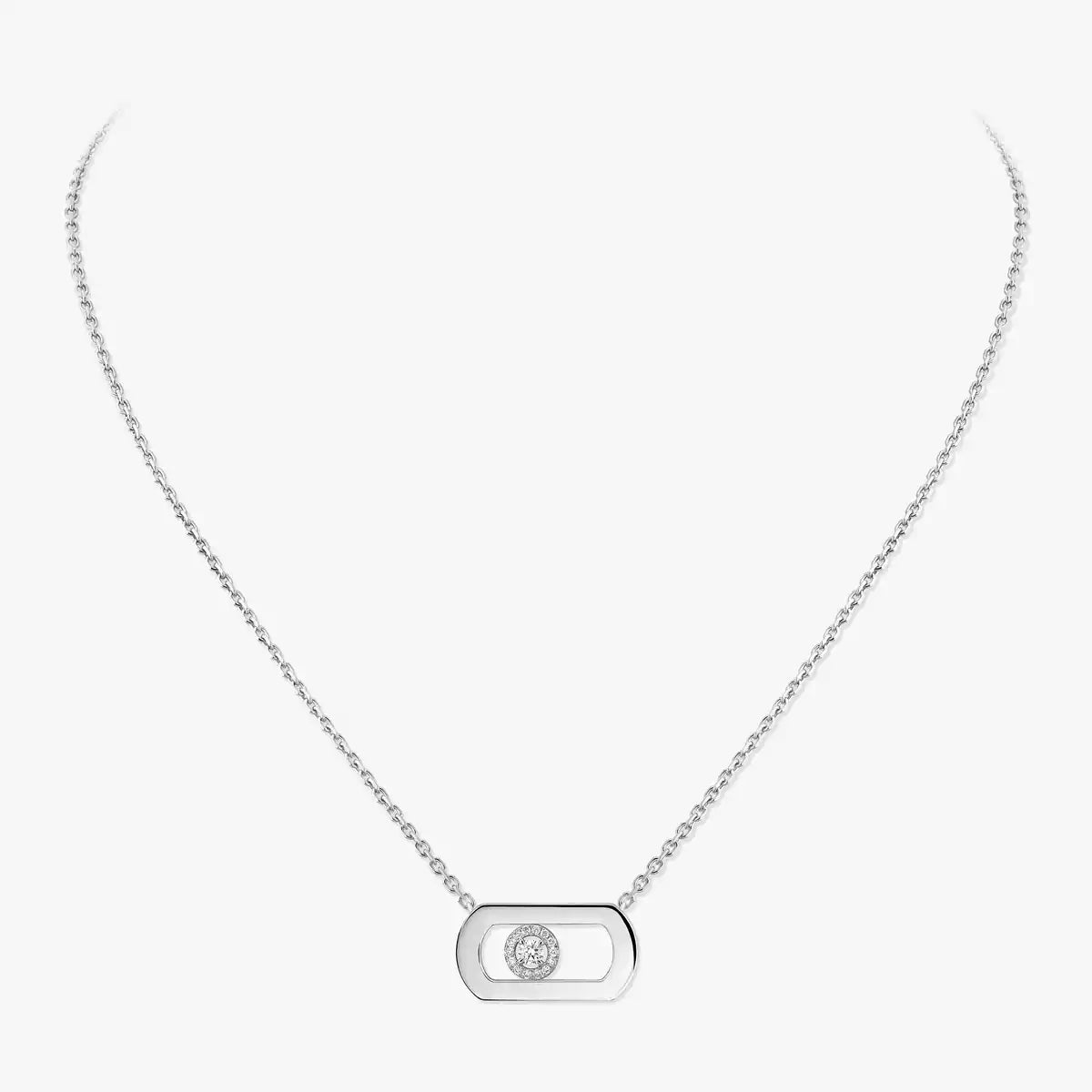 [AuraEcho]So Move Diamond Necklace in Gold