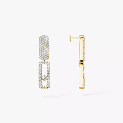 [AuraEcho]Imperial Move SM Diamond Earrings