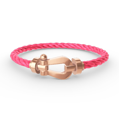 [AuraEcho]FORCE LARGE HORSESHOE NO DIAMOND BRACELET ROSE GOLD