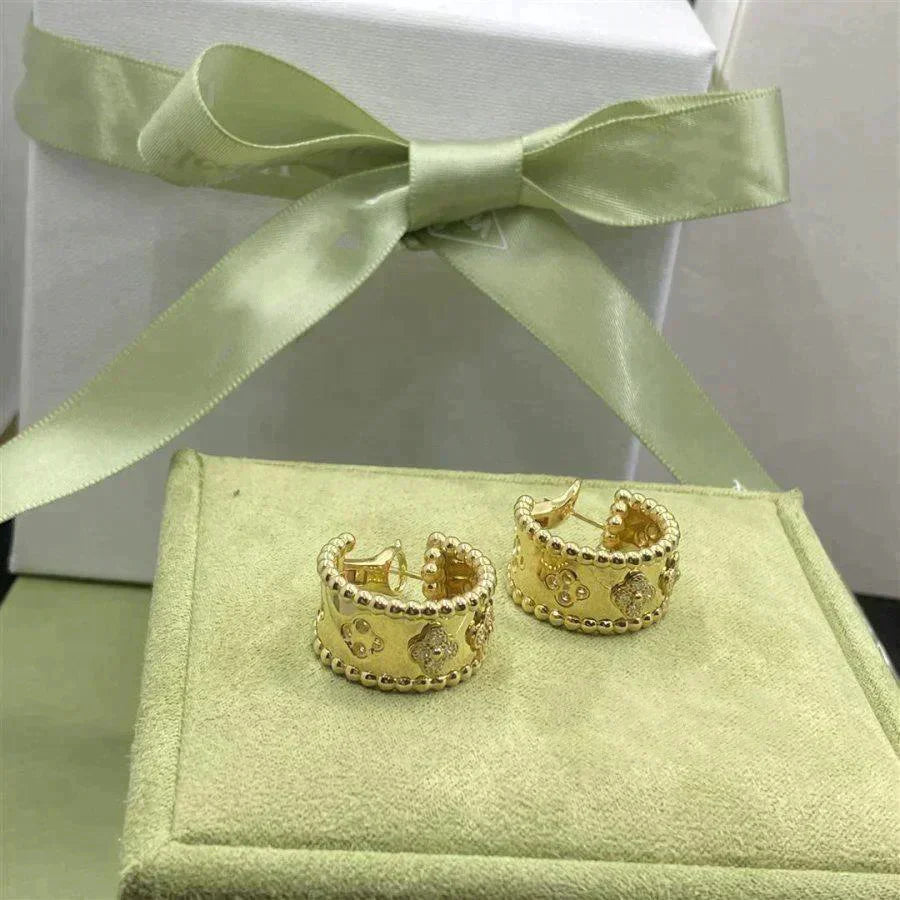 [AuraEcho]PERLEE DIAMOND EARRINGS